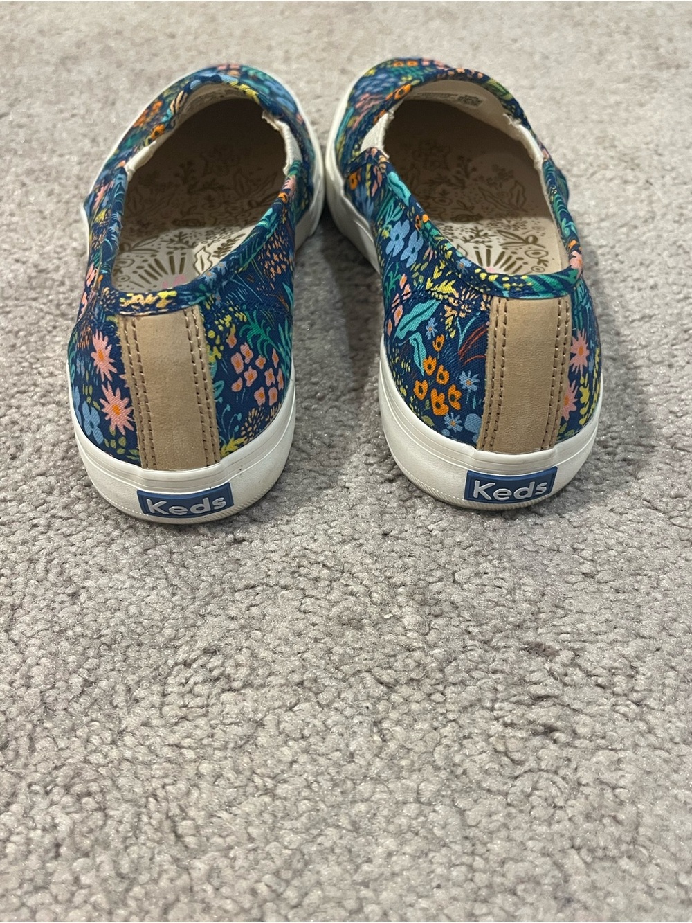Keds x Rifle Paper Co Double Decker Floral Canvas Slip-on Shoes - Picture 9 of 11